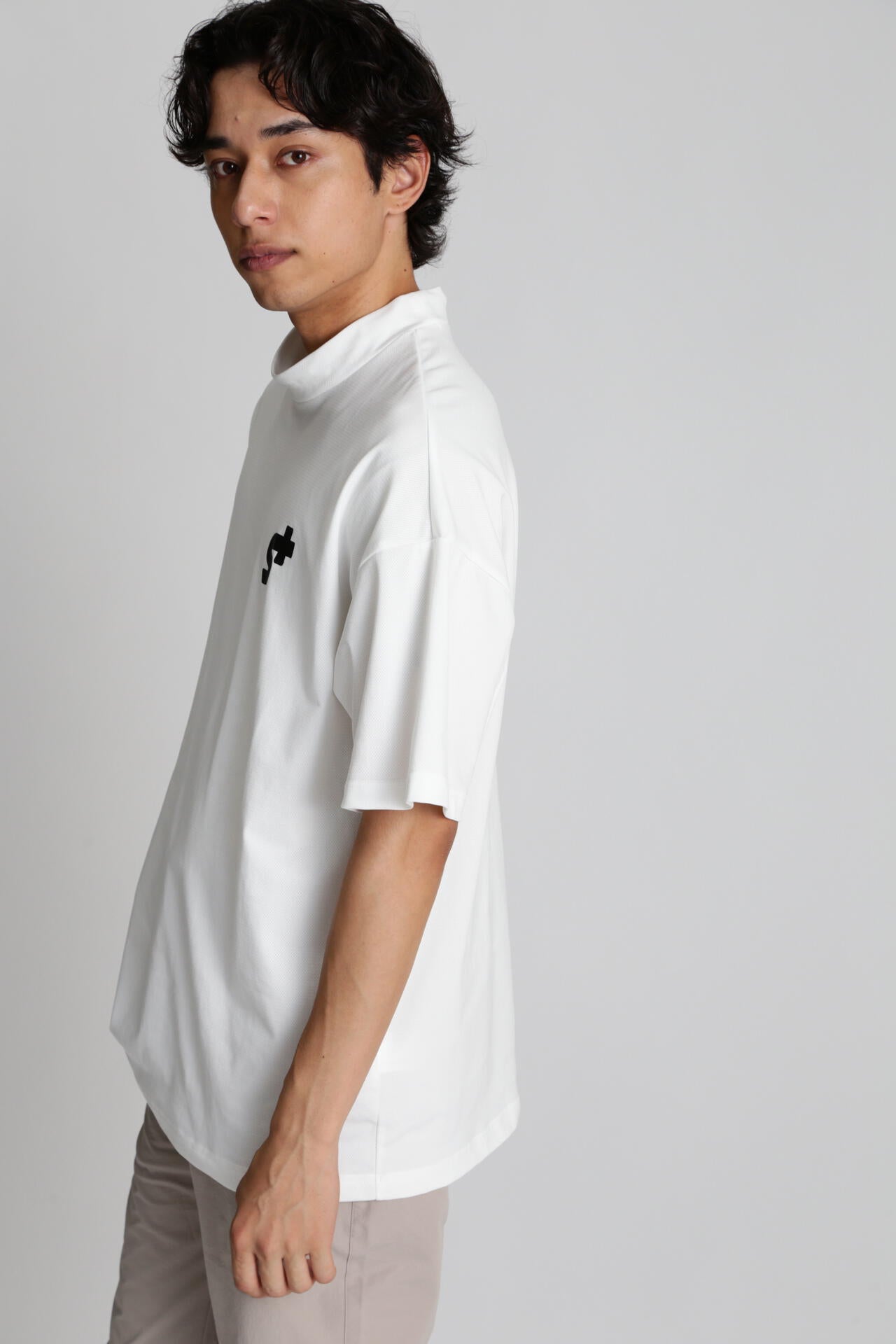 S＋(エスプラス)】モックネック シャツ | Awesome Golf（オーサム