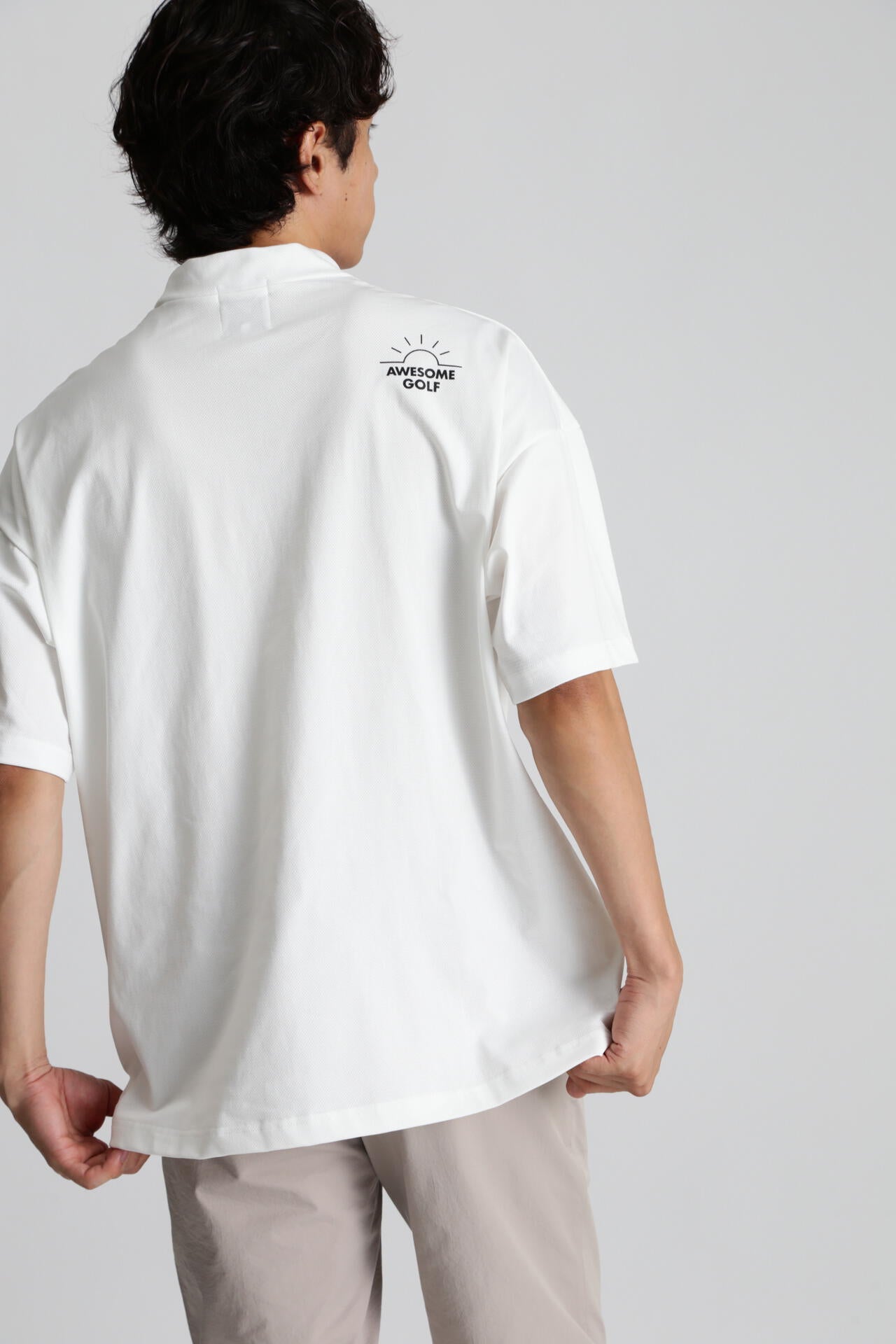 S＋(エスプラス)】モックネック シャツ | Awesome Golf（オーサム