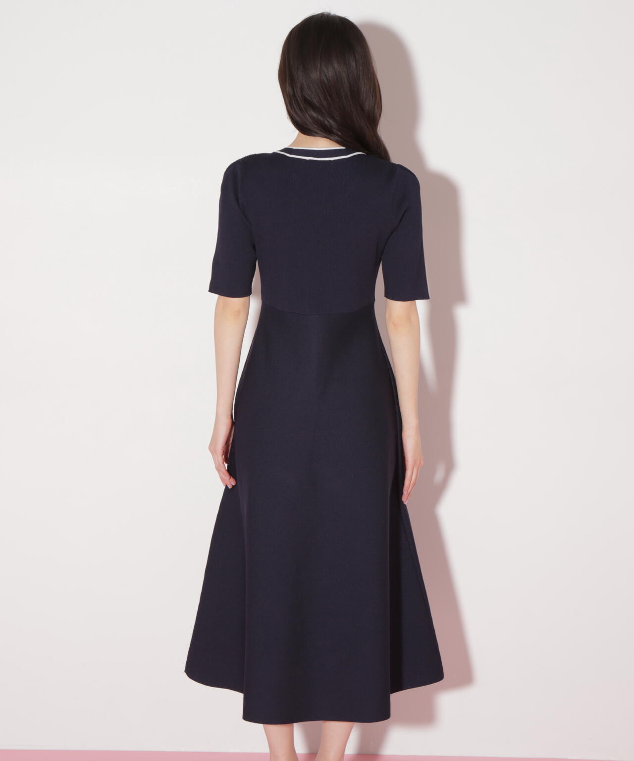 配色パイピングリブニットワンピース | JILL by JILL STUART（ジル