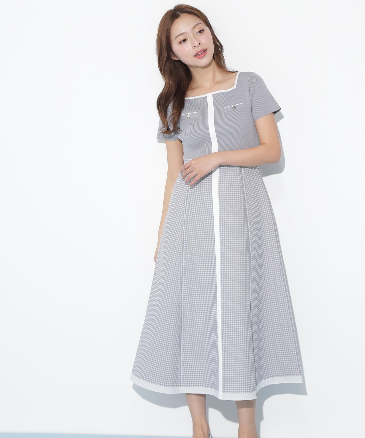 ジャガードニットフレアワンピース | JILL by JILL STUART（ジル バイ