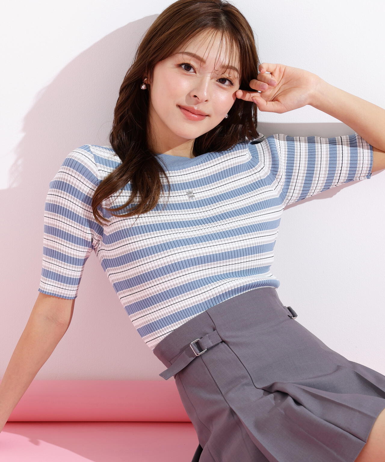 マルチボーダーニット | JILL by JILL STUART（ジル バイ ジル