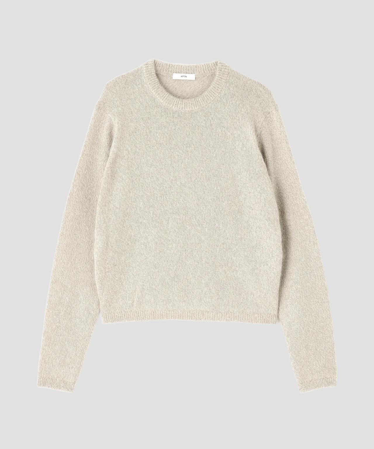 ATON / ALPACA SILK CREWNECK SWEATER | THE LIBRARY（ザ ライブラリー