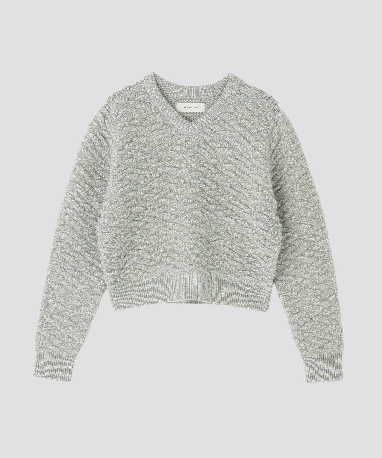 SAYAKA DAVIS / PATTERNED V-NECK | THE LIBRARY（ザ ライブラリー