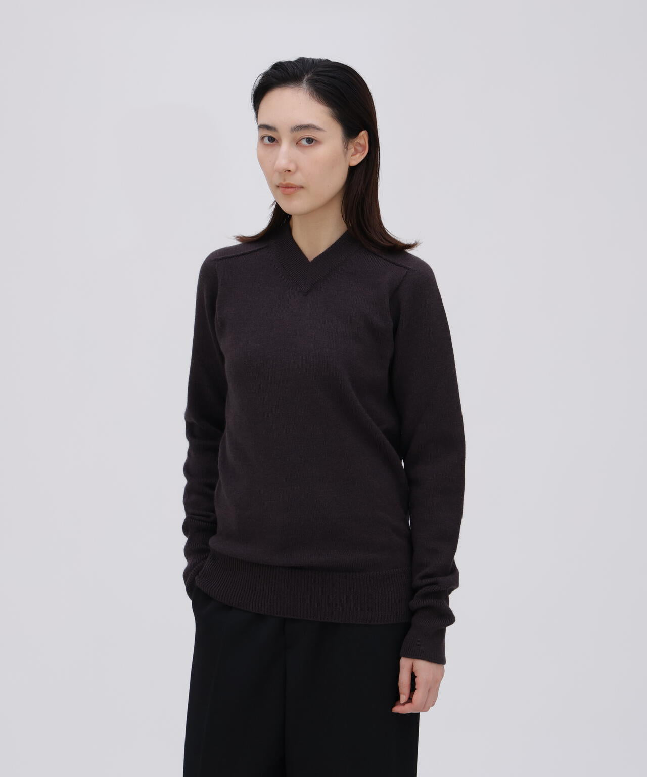 UNISEX 美品 STUDIO NICHOLSON ブラック ニット S KNITWEAR | STUDIO