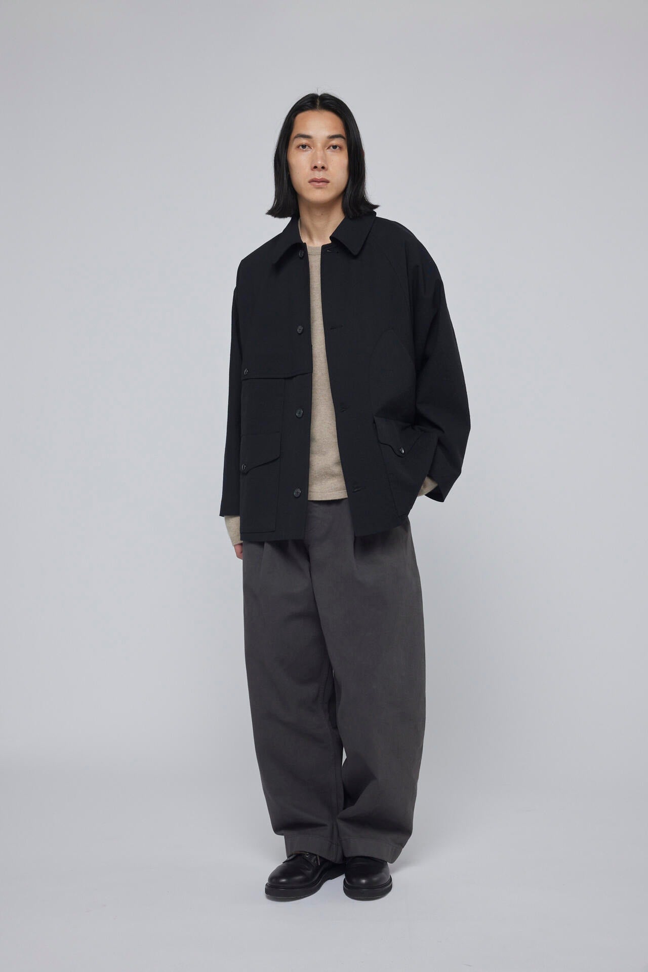 STUDIO NICHOLSON / RCYCLD GRMNT DYE DENIM GARMENT DYED PANT | THE