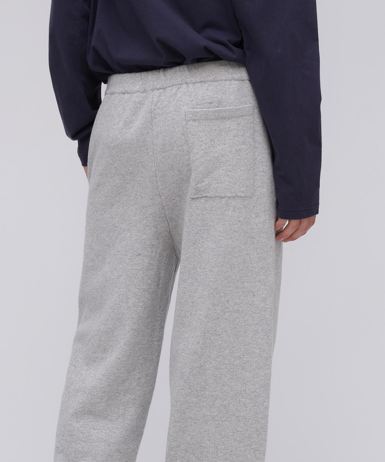 限定]Yonetomi / RIGID CASHMERE SWEATER PANTS | THE LIBRARY（ザ