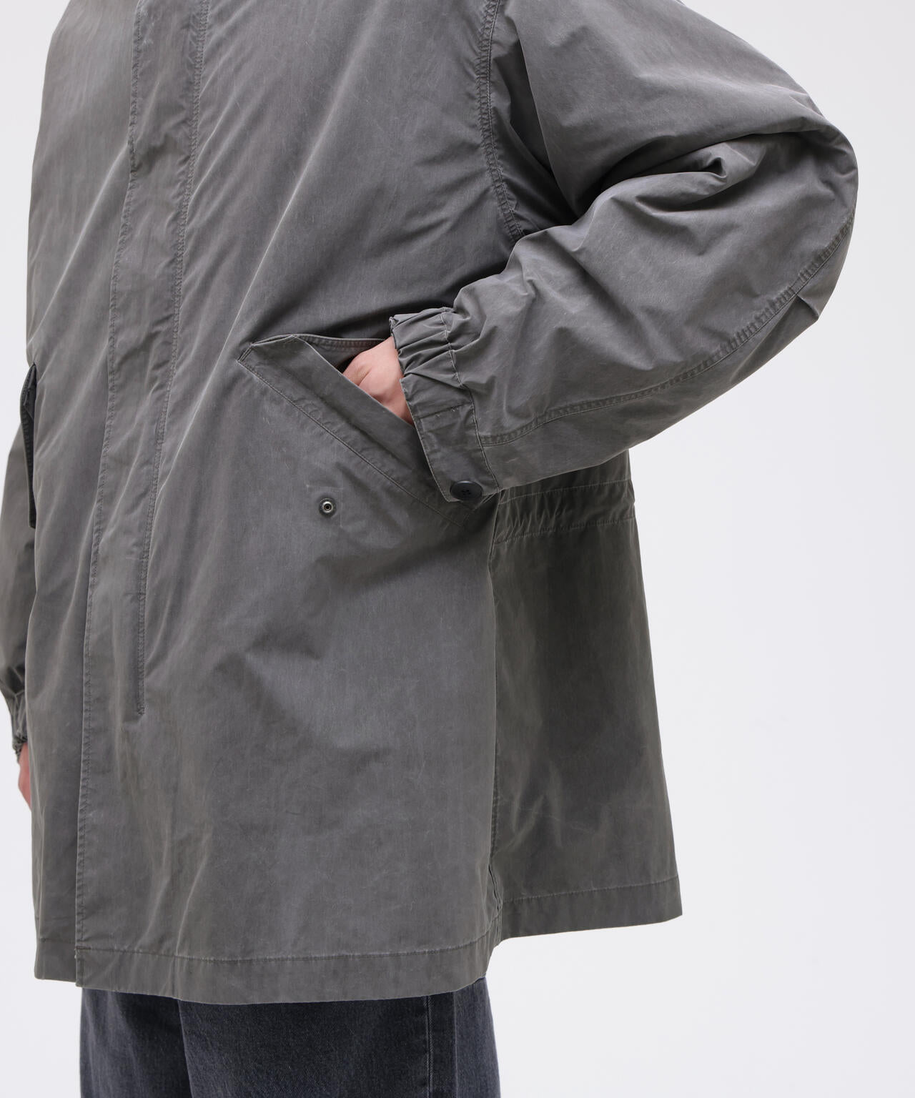 ATON / PIGMENT AIR WEATHER SHORT MODS COAT | THE LIBRARY（ザ