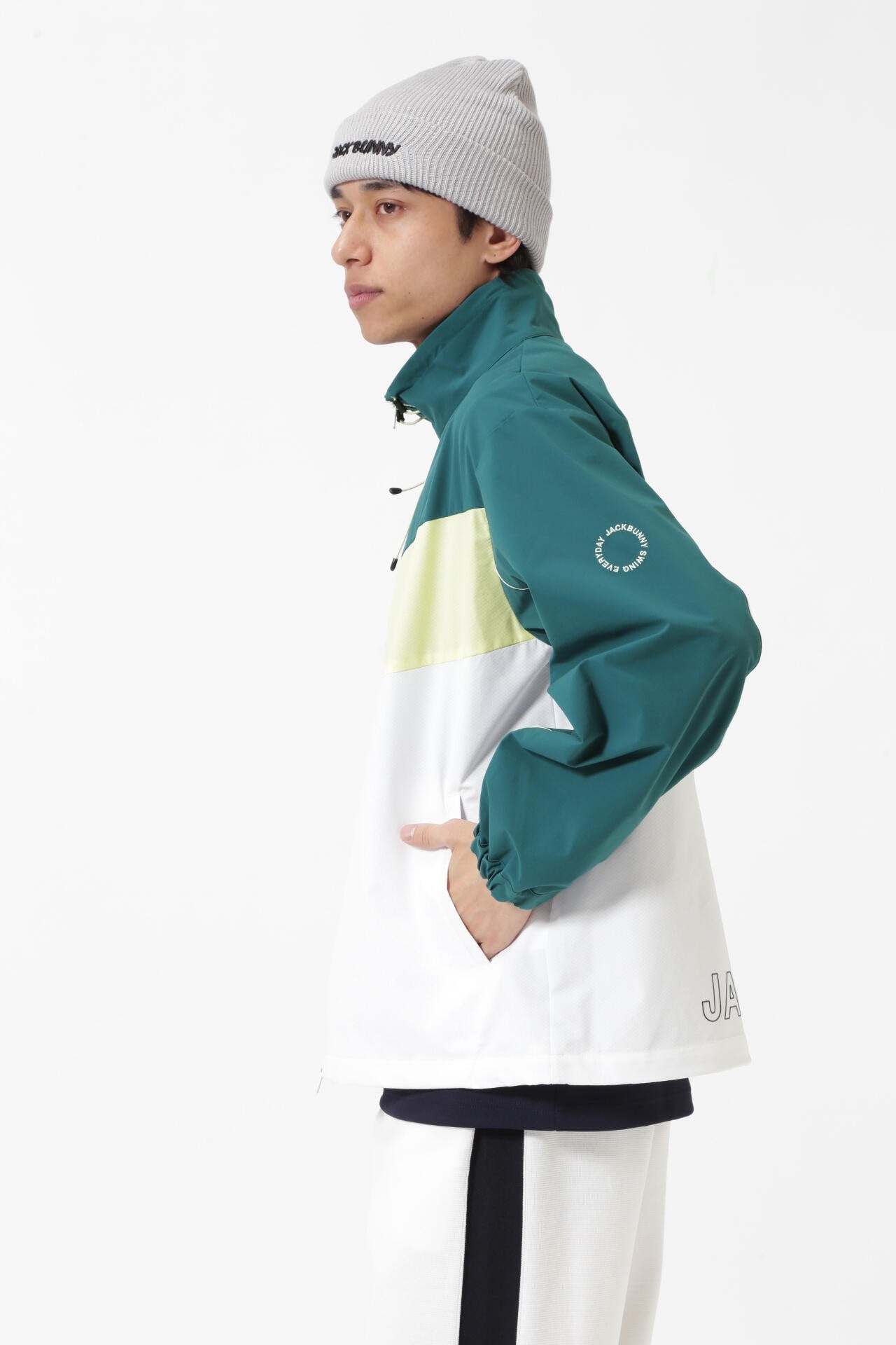 メッシュボンディングジップアップブルゾン | Jack Bunny!!（ジャック