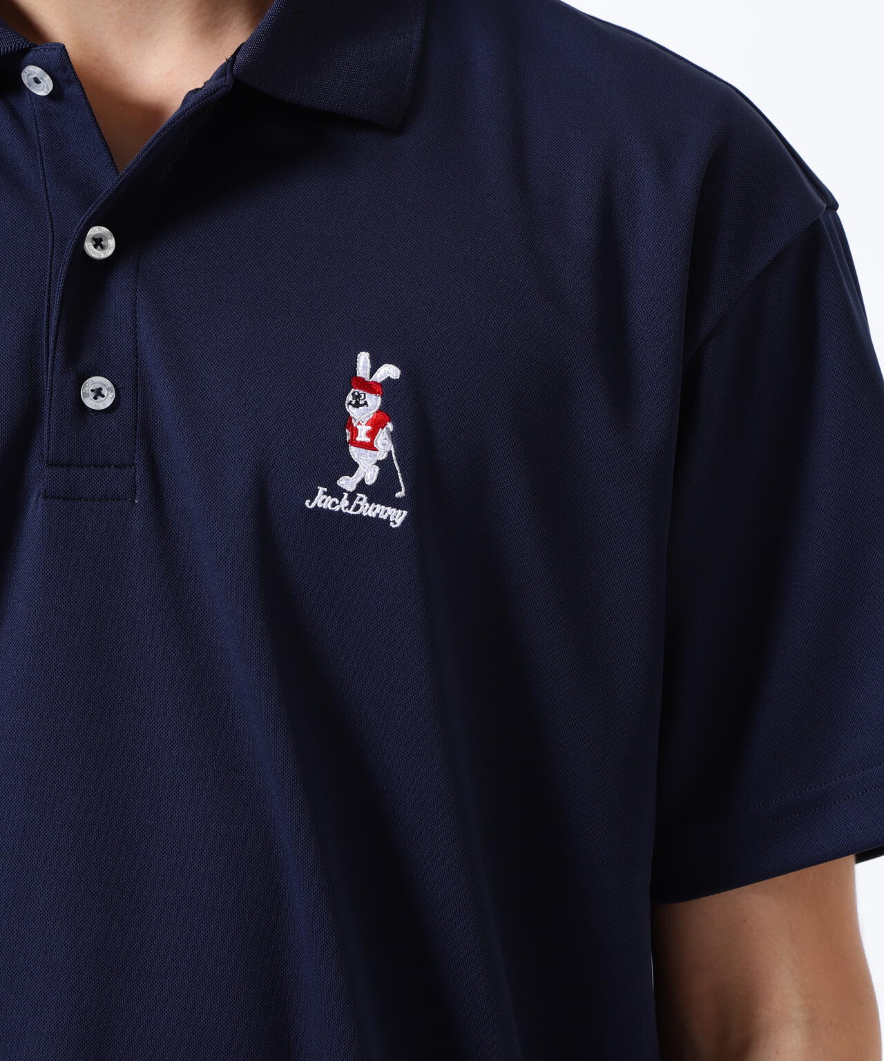 直営店舗&公式オンライン限定】うさぎ刺繍PEポロシャツ | Jack Bunny