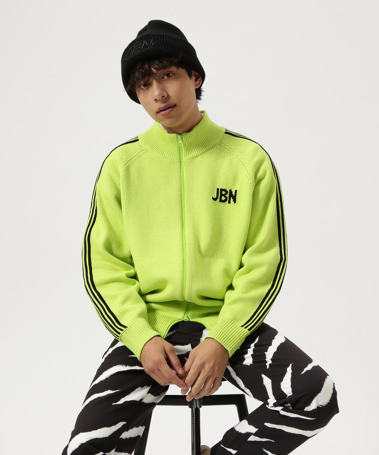 Jack Bunny!! 蛍光イエロー スニードジャケット サイズ4 Jack Bunny