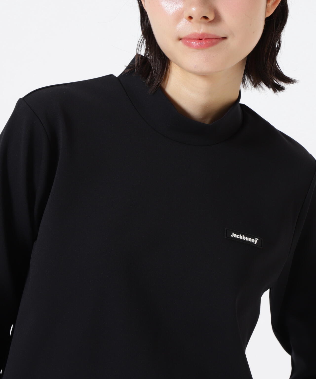 ストレッチ天竺長袖ハイネックカットソー | Jack Bunny!!（ジャック