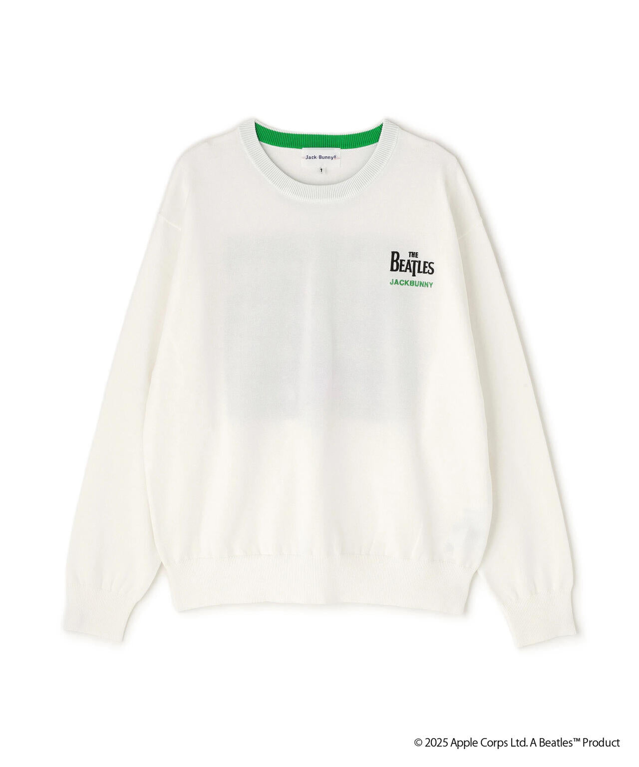 The BEATLES ×Jack Bunny!!】長袖クルーネックニットプルオーバー