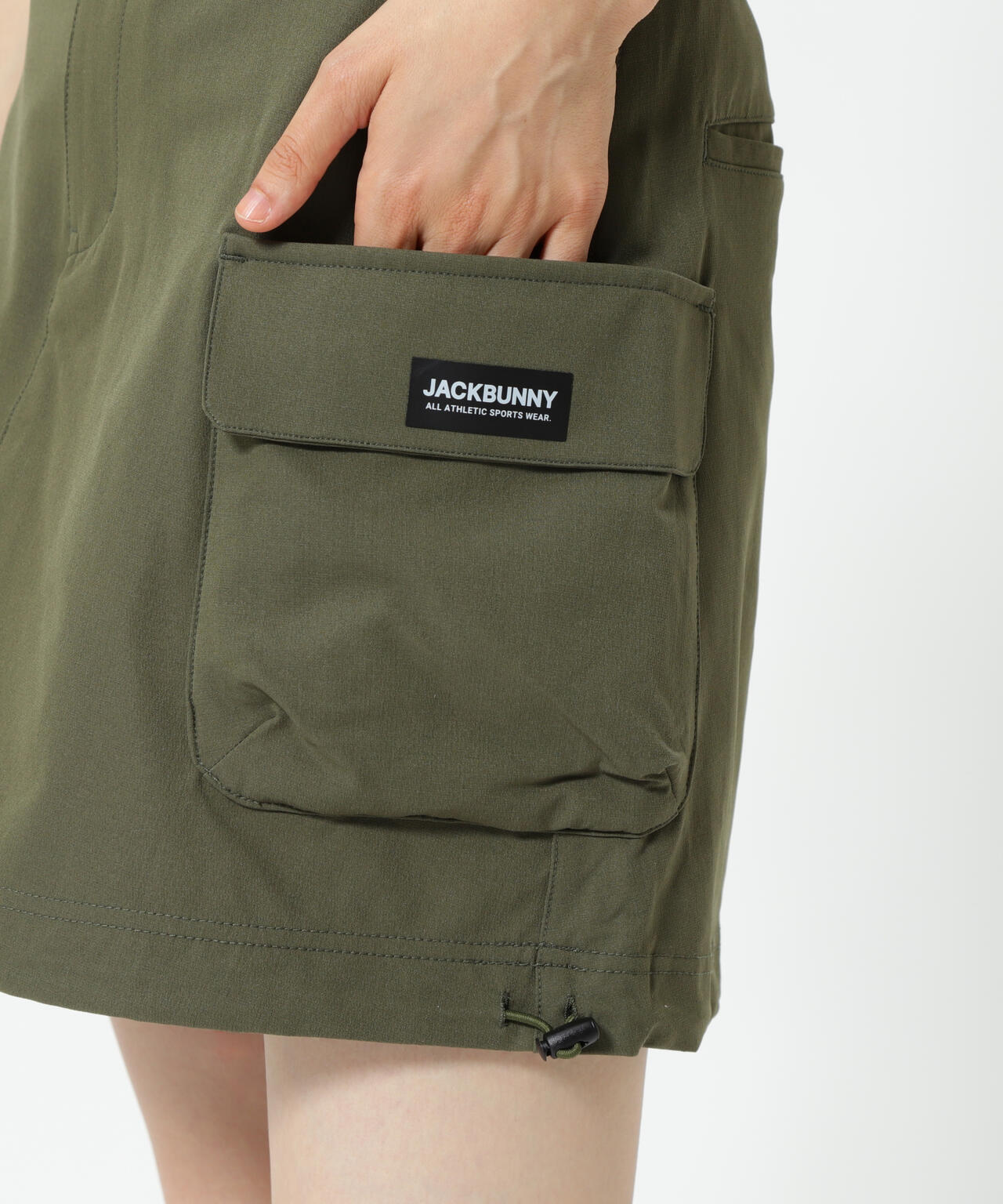 ストレッチ二重織プリント スカート | Jack Bunny!!（ジャックバニー