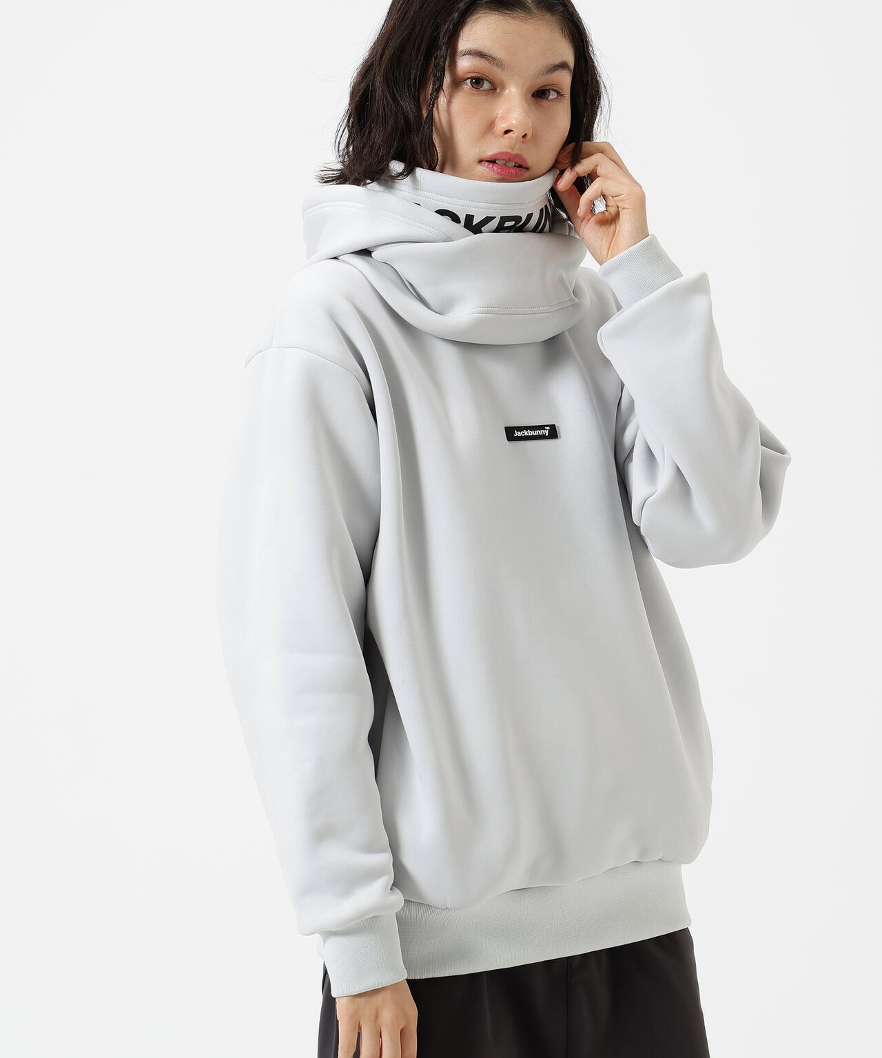 JBMINT】KARUISHI バラクラバ一体型フーディプルオーバー | Jack Bunny