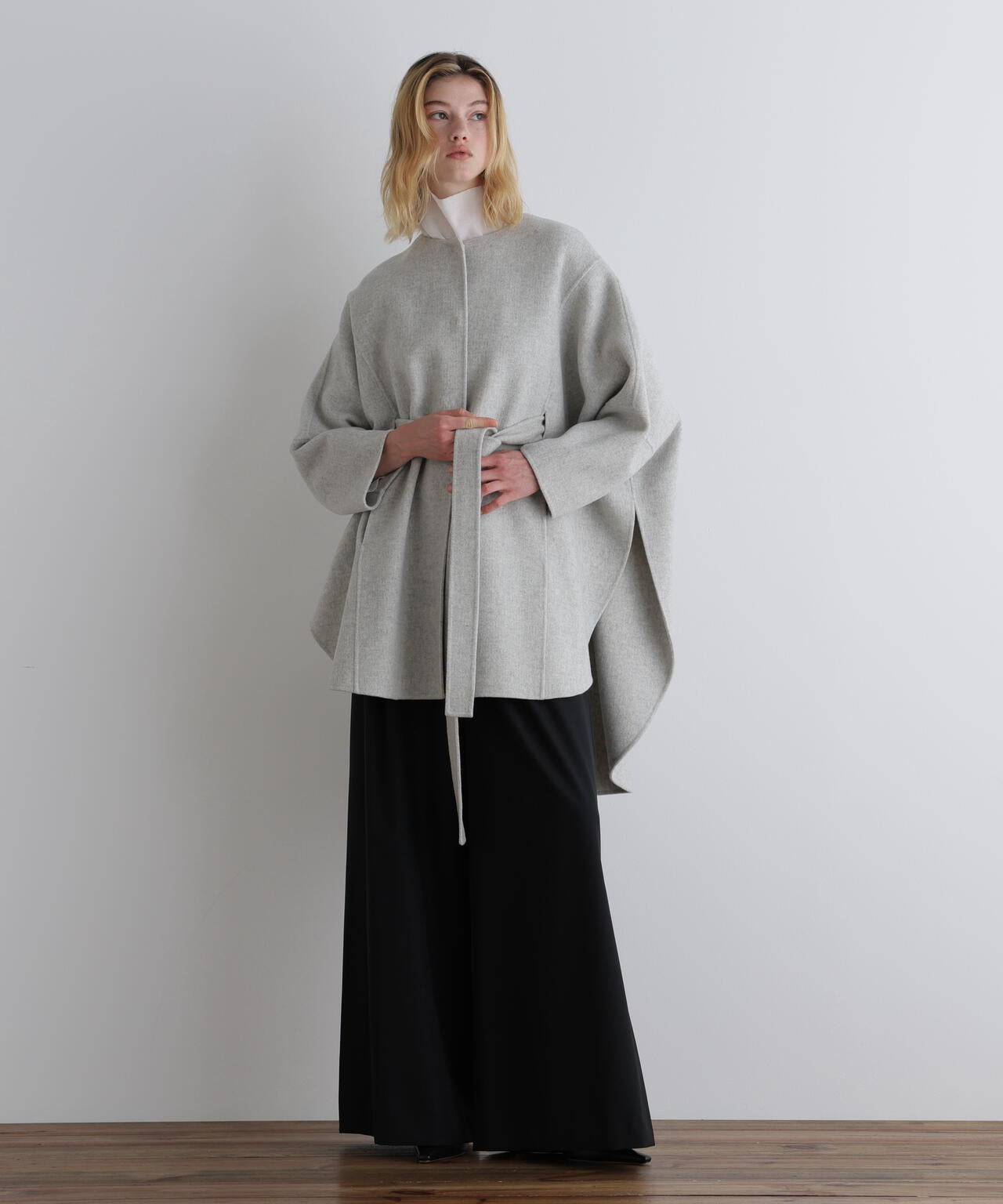 ソフトウールリバーポンチョコート | LE PHIL（ル フィル） ｜【公式