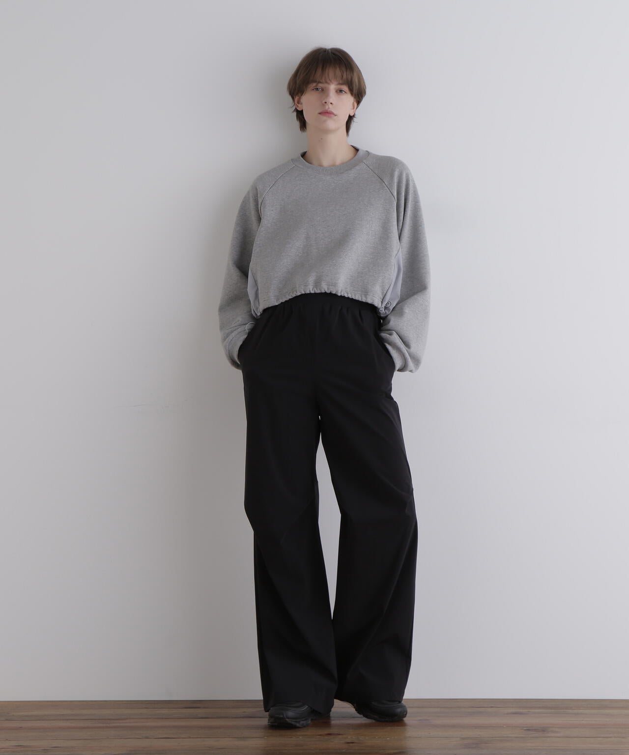 LE PHIL SPORTS》バック裏毛コンビショートプルオーバー | LE PHIL（ル