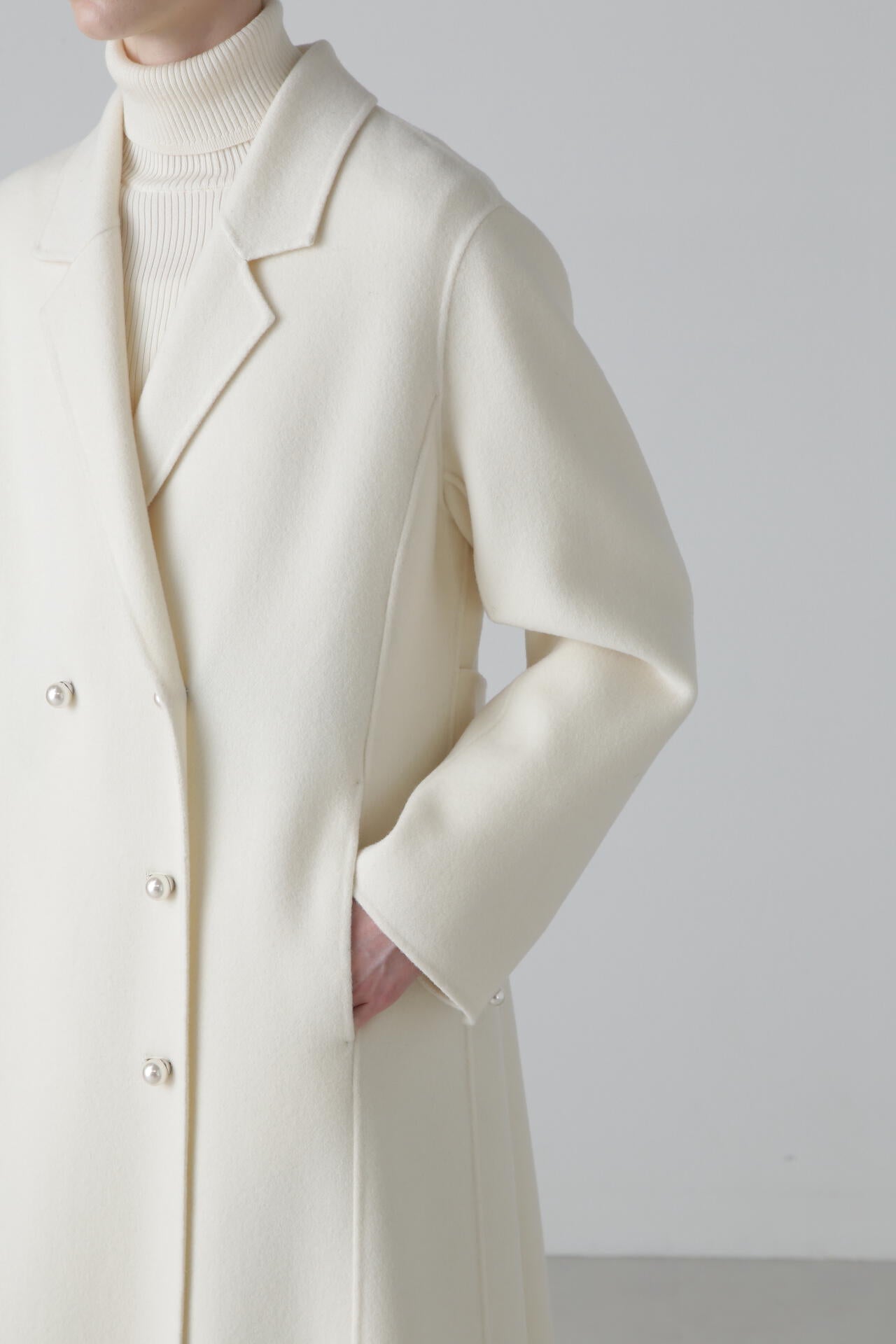 ソリッドウールリバーロングコート | ADORE（アドーア） ｜【公式