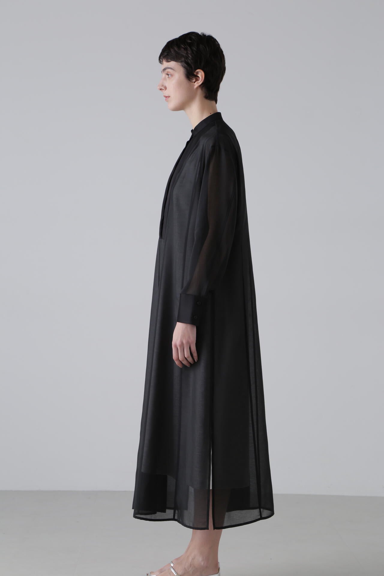 ADORE アドーア ミニ丈 ワンピース ブラック 38 アドーア ウール