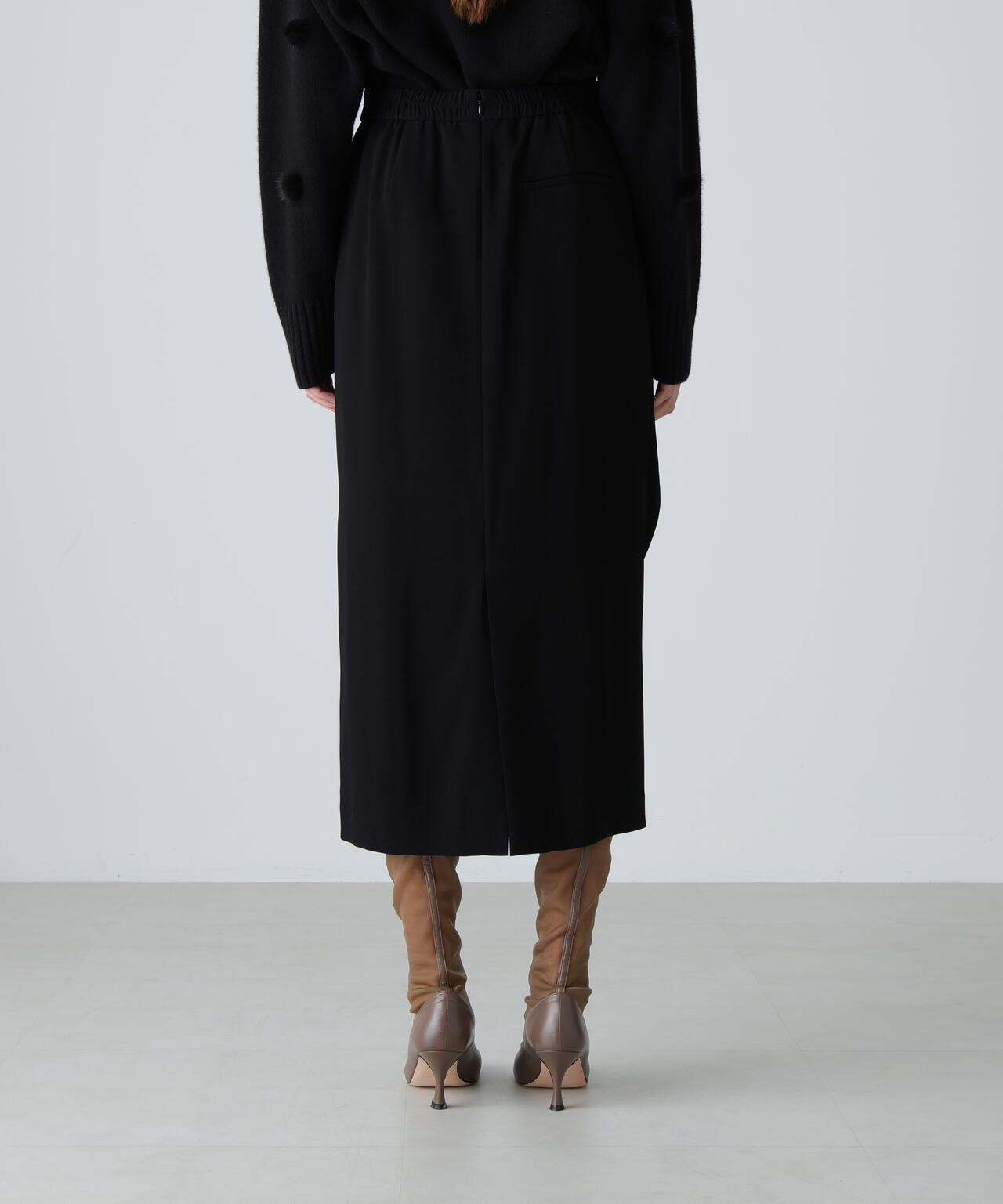 バックサテンジョーゼットスカート | ADORE（アドーア） ｜【公式