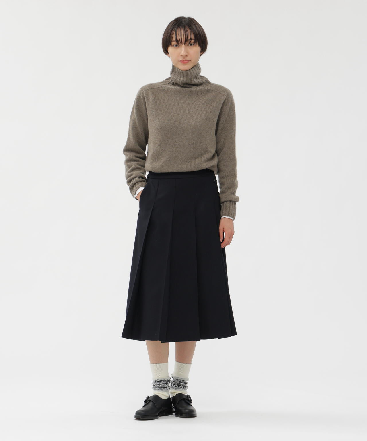 FLANNEL WOOL SKIRT | MARGARET HOWELL（マーガレット・ハウエル