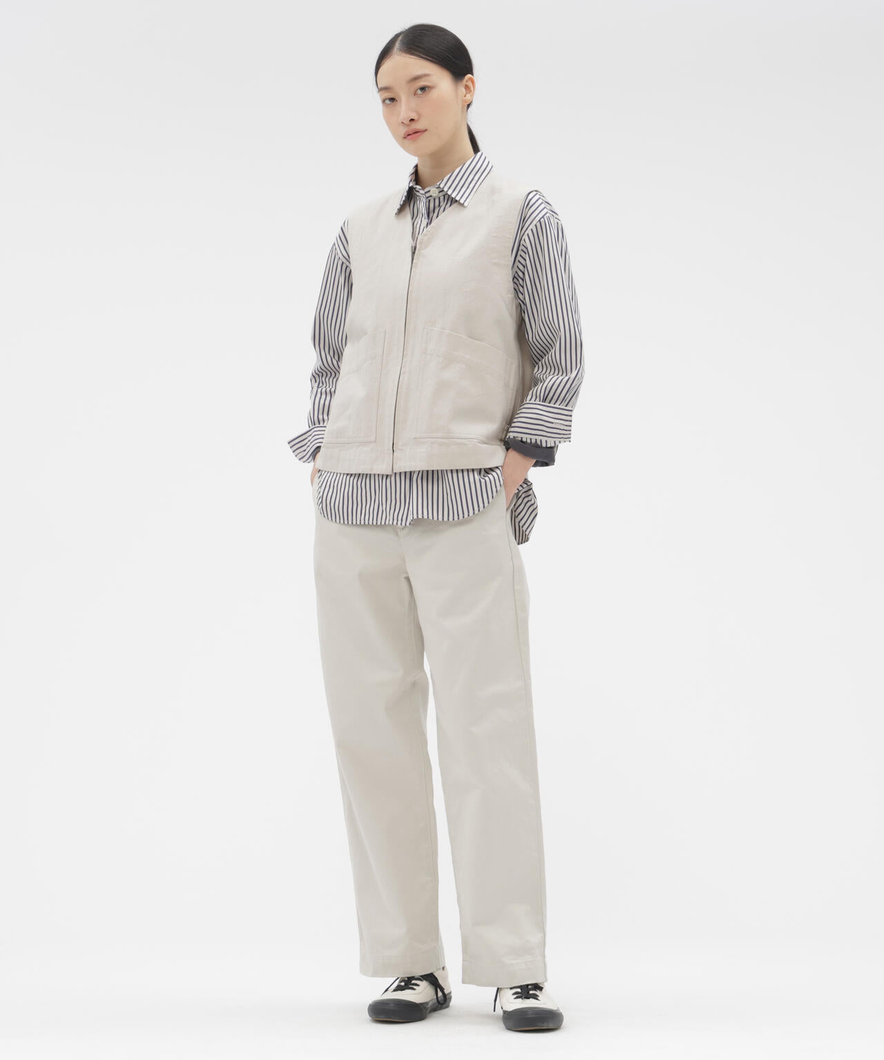 FADED COTTON TWILL BLOUSON | MARGARET HOWELL（マーガレット