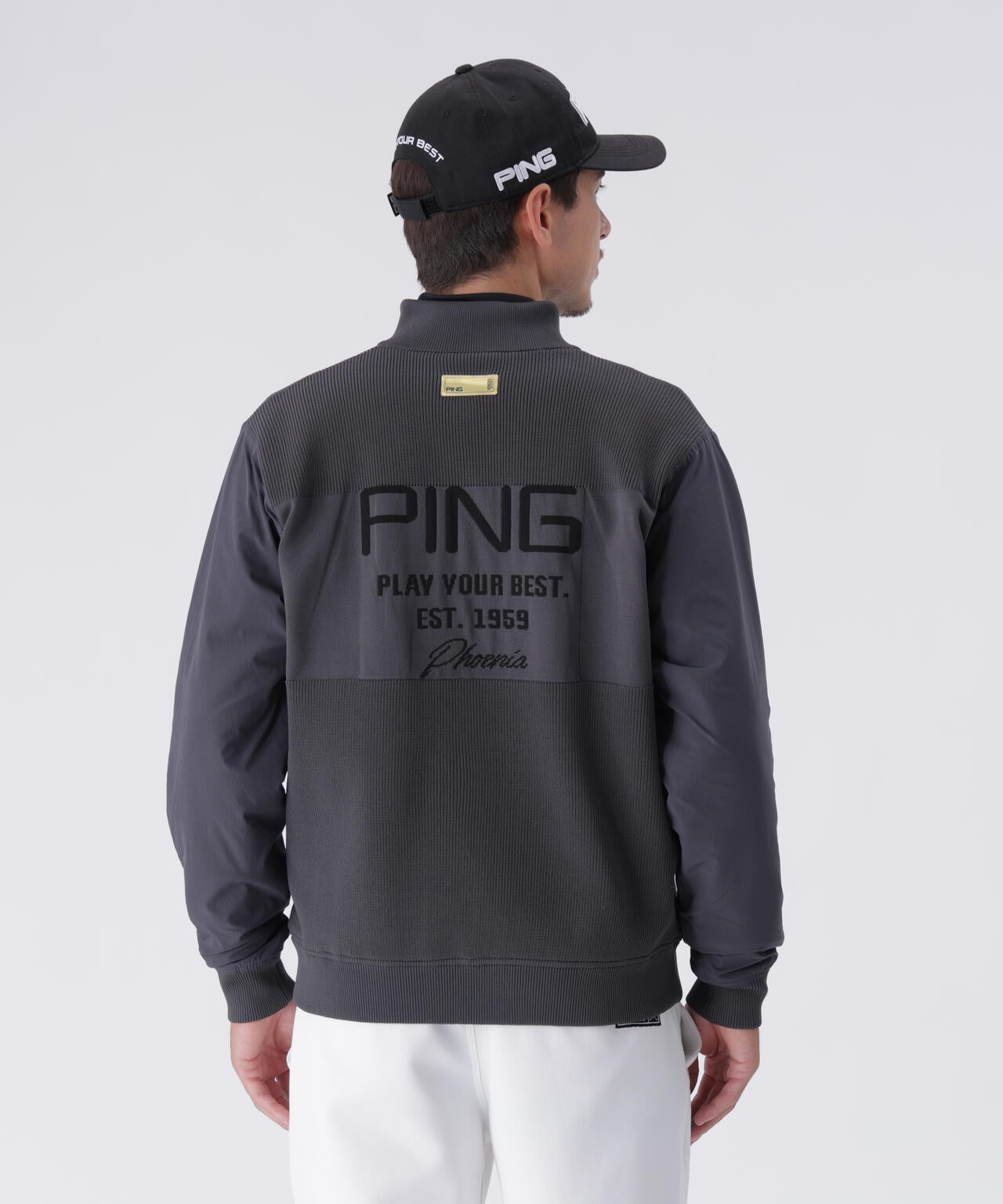 PING GOLF 防風セーター リバーシブルジャケット ブラック Mサイズ