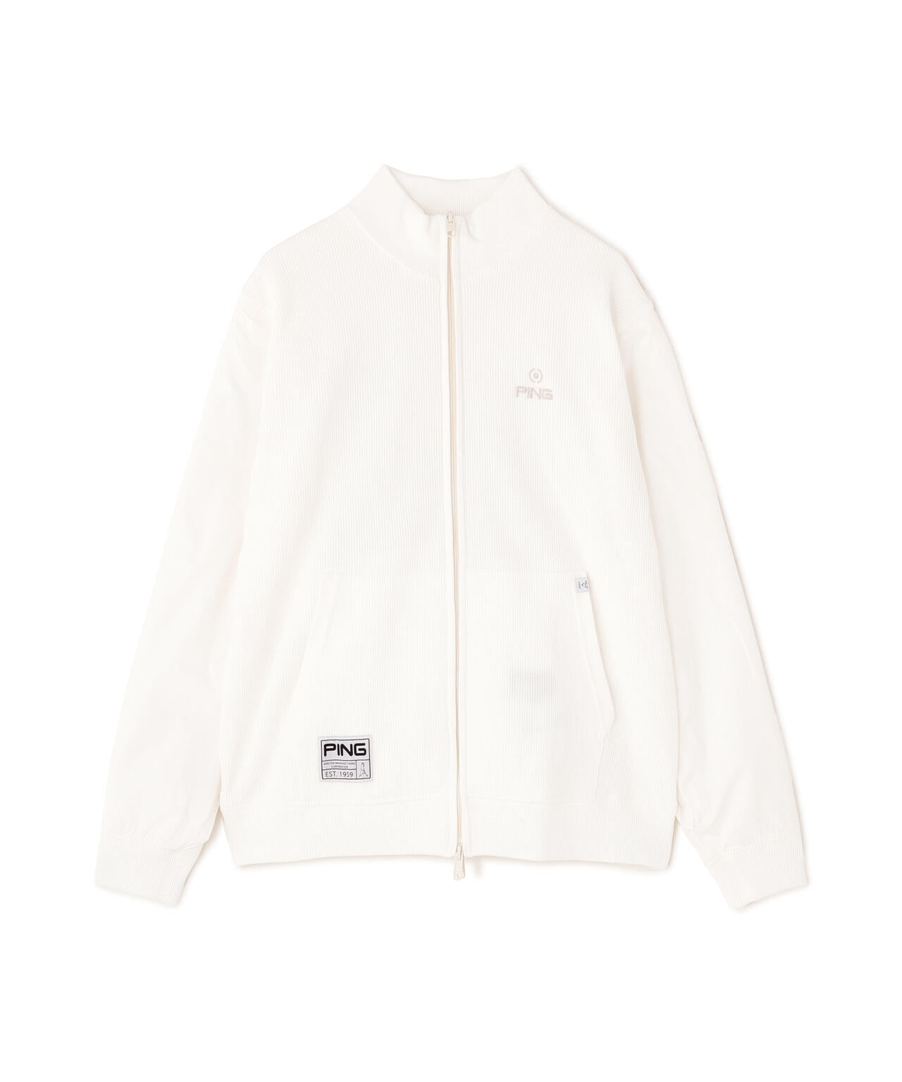 PING APPAREL】リバーシブルフルジップニットブルゾン ＜GOLD＞ (MENS