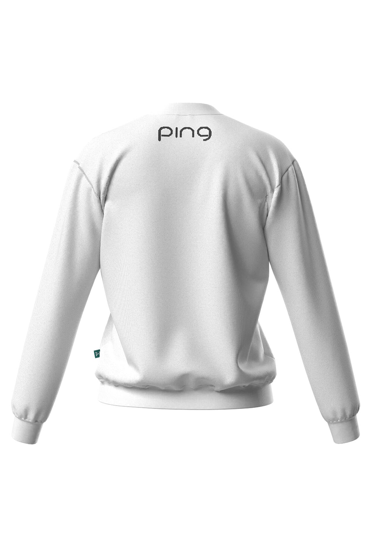 PING APPAREL】PINGロゴジャガード クルーネックニットプルオーバー