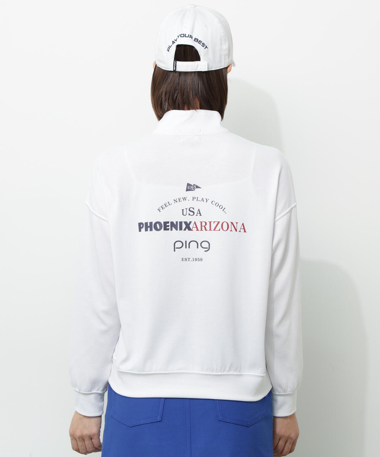 PING APPAREL】全方向ストレッチダブルフェイスドライミックスアイ