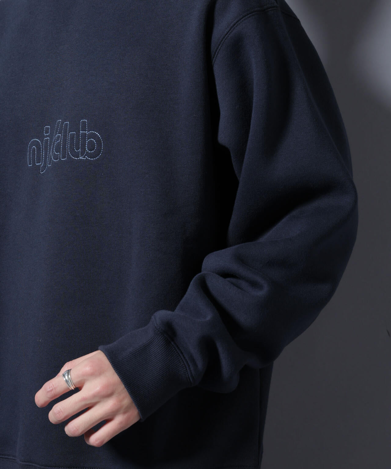 NJ/CLUB」裏起毛 ジャージークルーネックスウェット | NANO universe