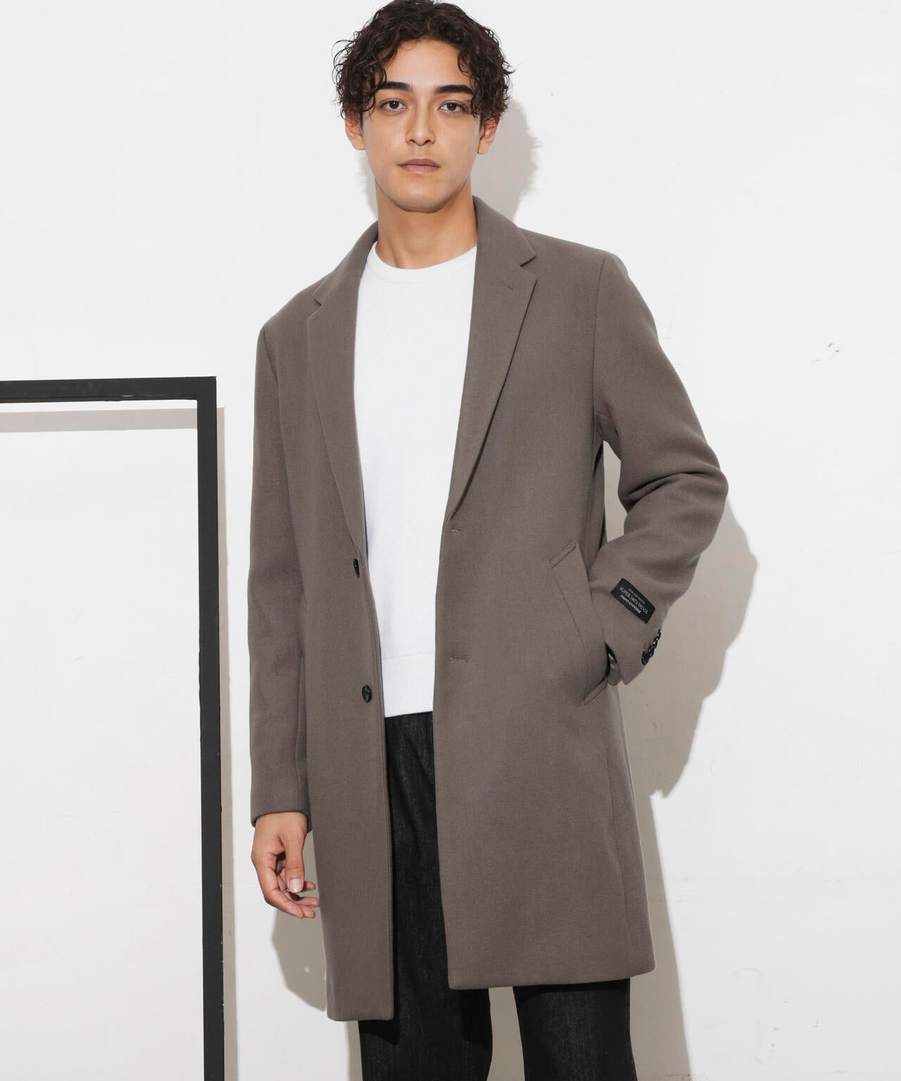 SUPER140'S」ダブルメルトンチェスターフィールドコート | NANO