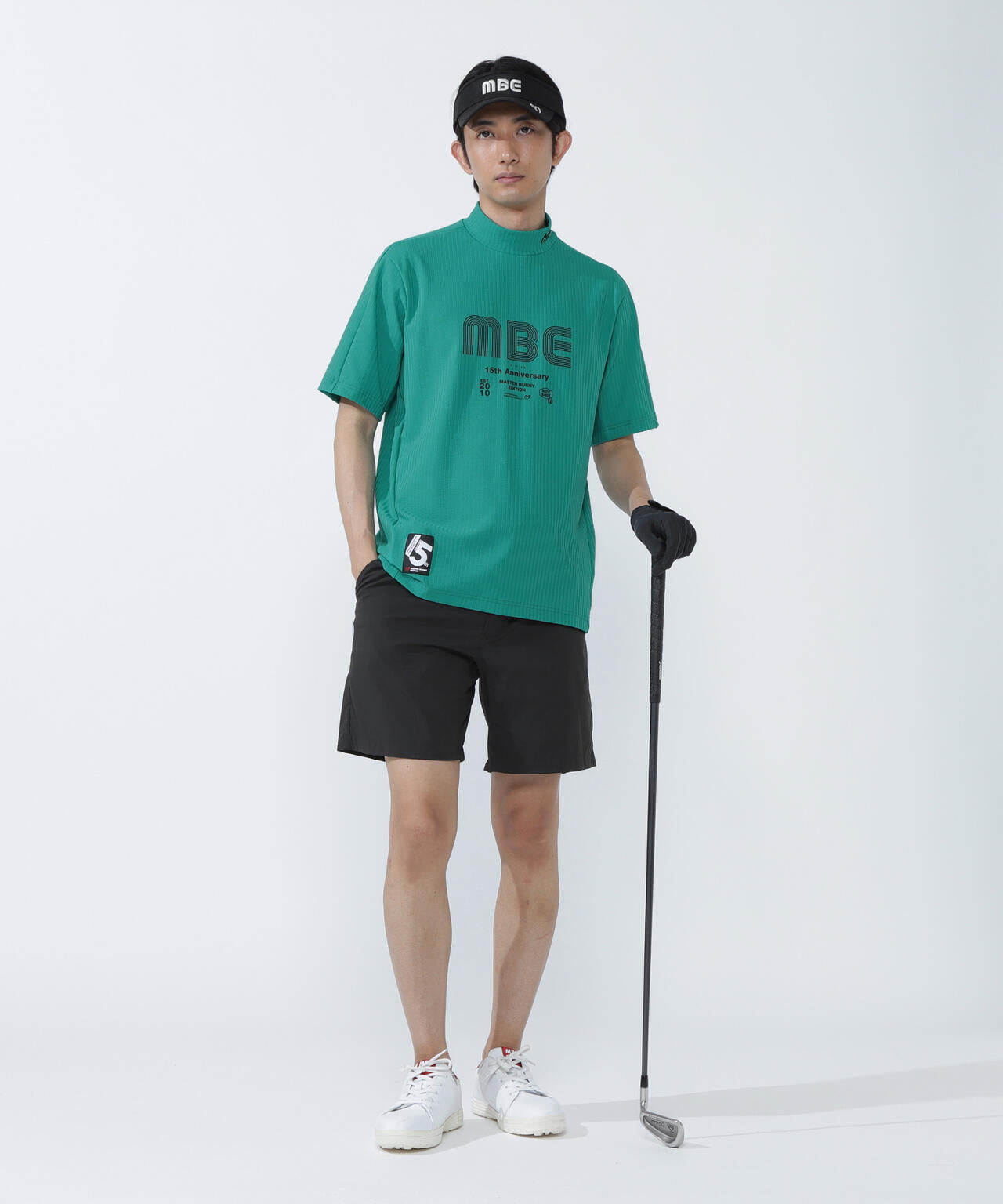 75dフルダルサッカーストライプ半袖ハイネックカットソー | MASTER