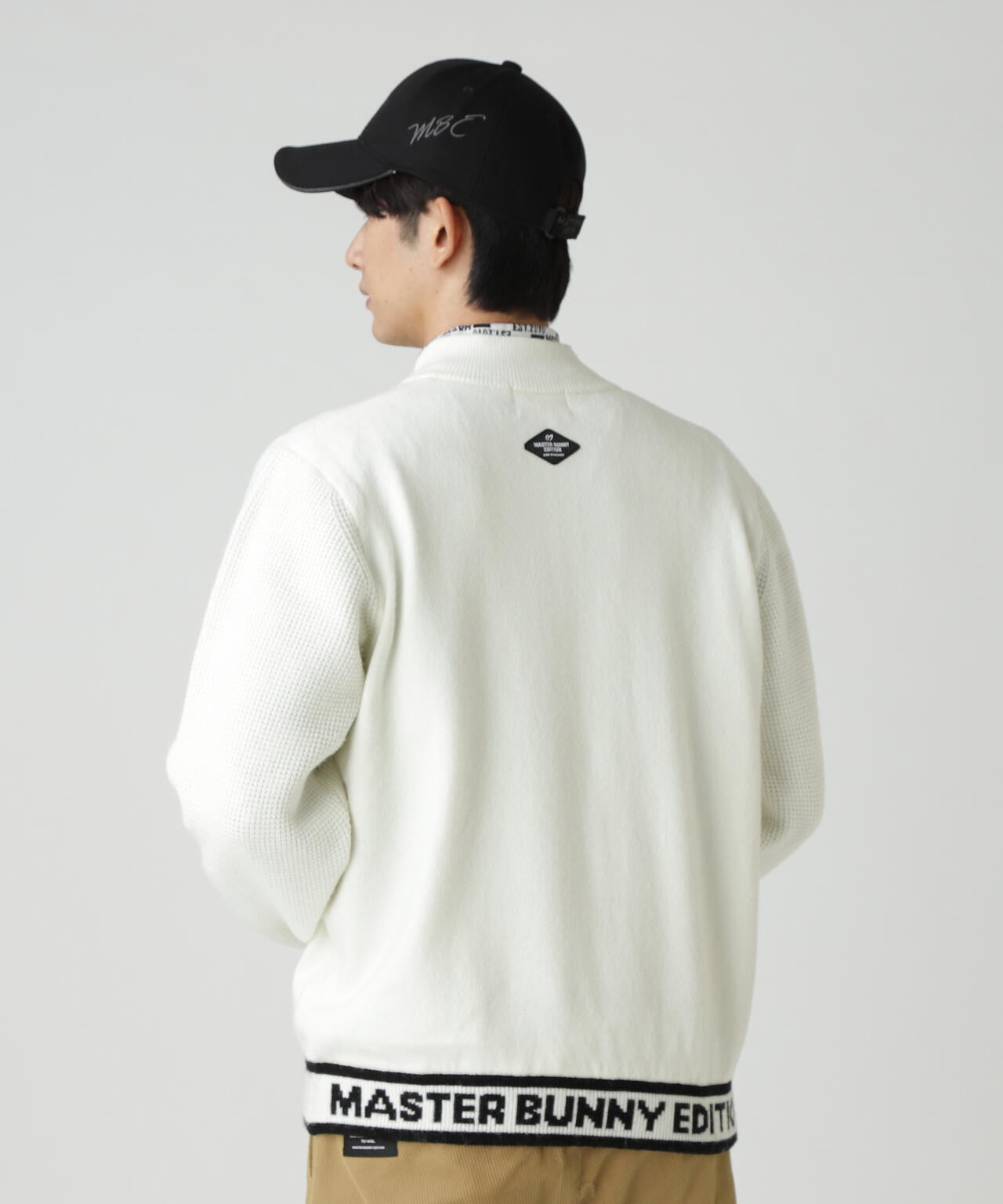 裏付きジップアップニットブルゾン | MASTER BUNNY EDITION（マスター