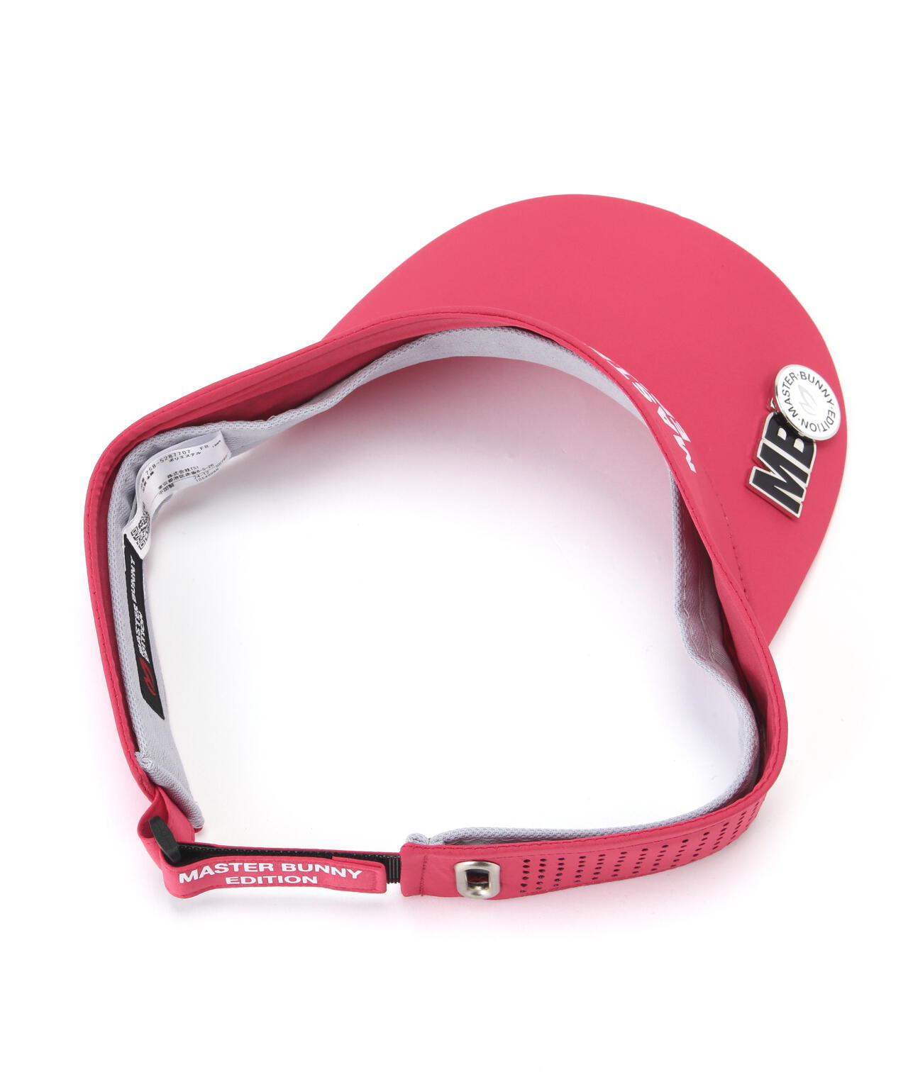 MASTER BUNNY ラフィア調つば広 レディースバイザー ゴルフ サン