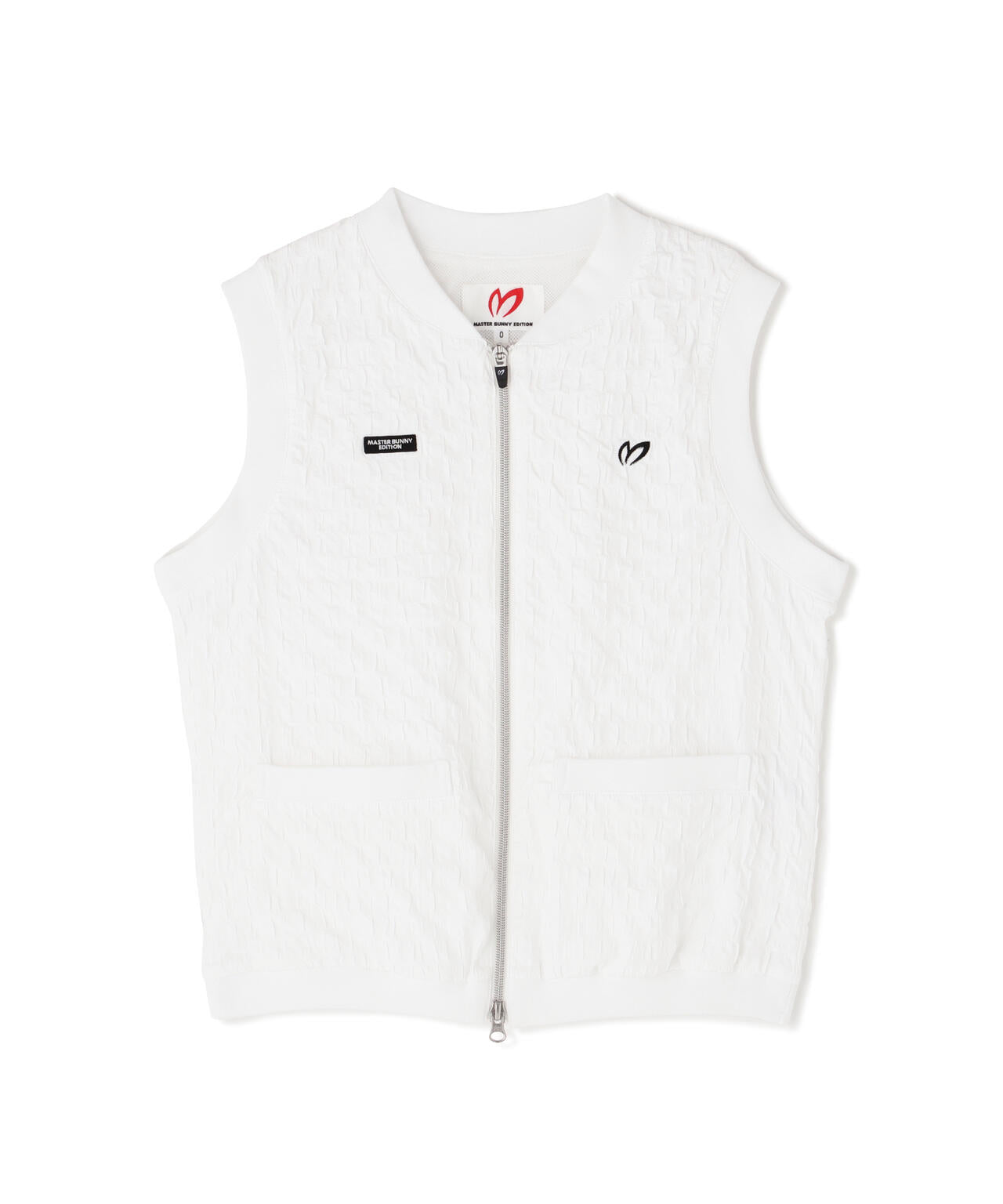 美品】MASTER BUNNY EDITIONベスト サイズ4 ボア ホワイト 新品タグ