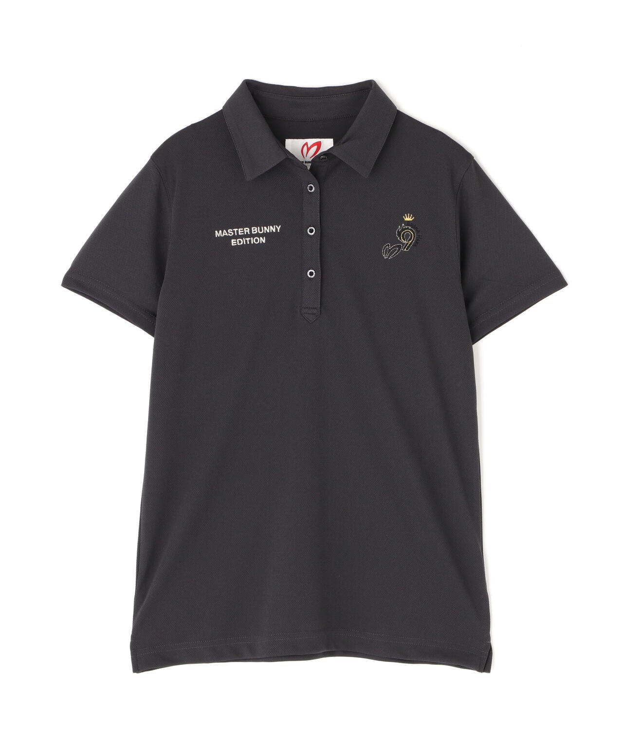 原プロアイコン】ミニ亀甲メッシュ半袖ポロシャツ | MASTER BUNNY