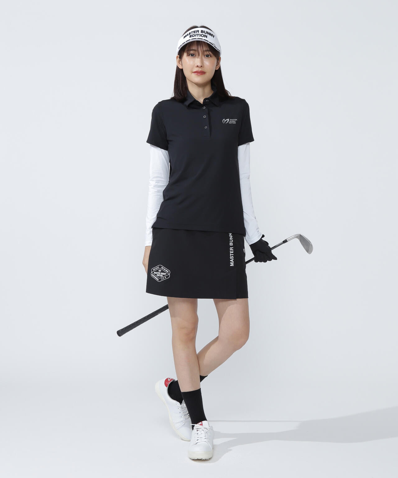 MASTERBUNNYEDITION ナイロンベア天竺長袖Uネックカットソー ボックス