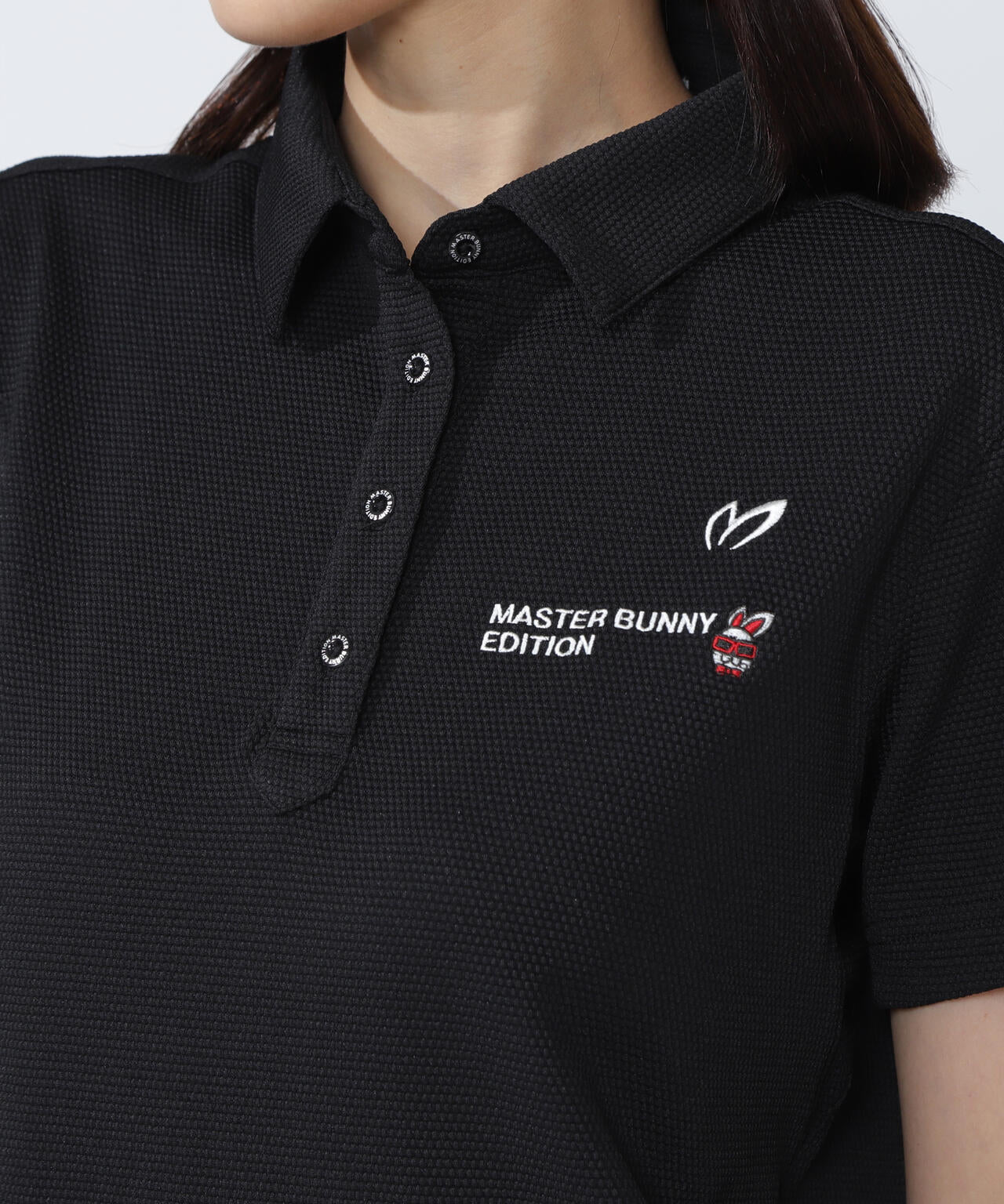 SWAGGY BUNNY】ポップコーンハニカム半袖ポロシャツ | MASTER BUNNY