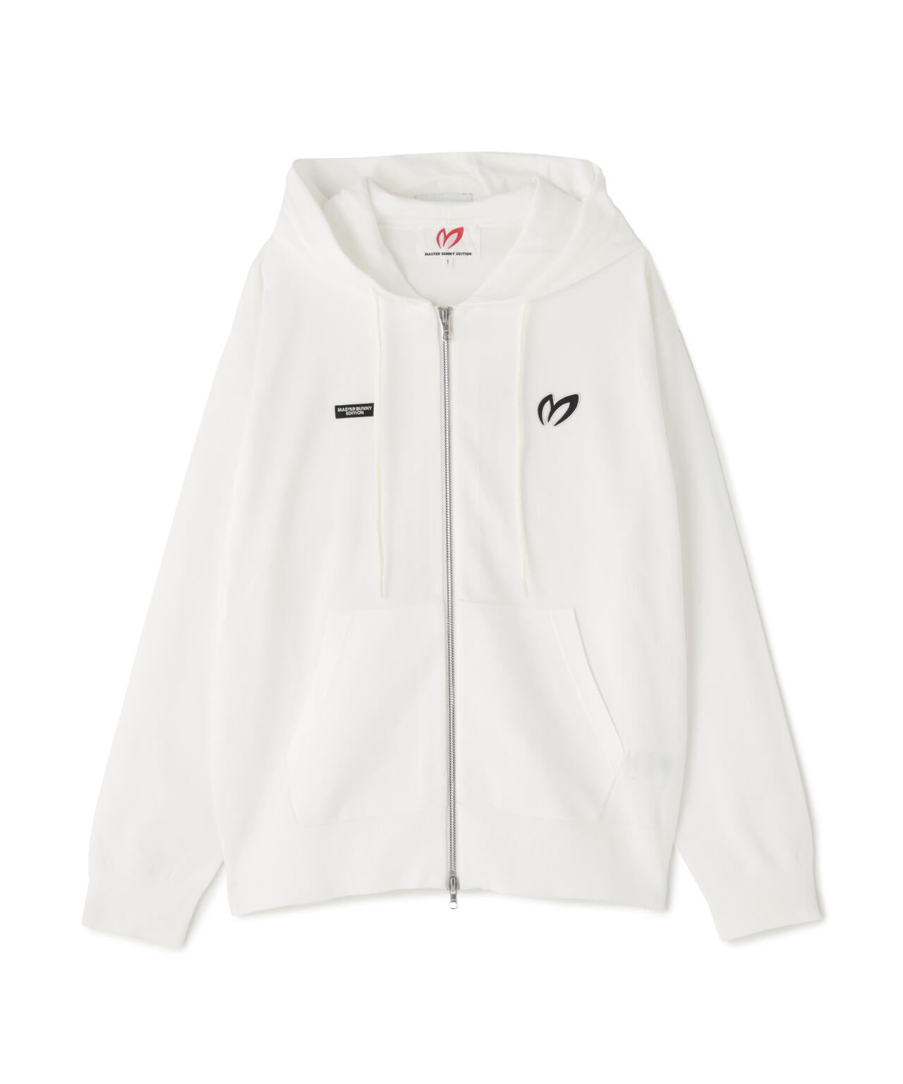 マスターバニー ジップアップパーリー 白 ホワイト 4 超美品 マスター