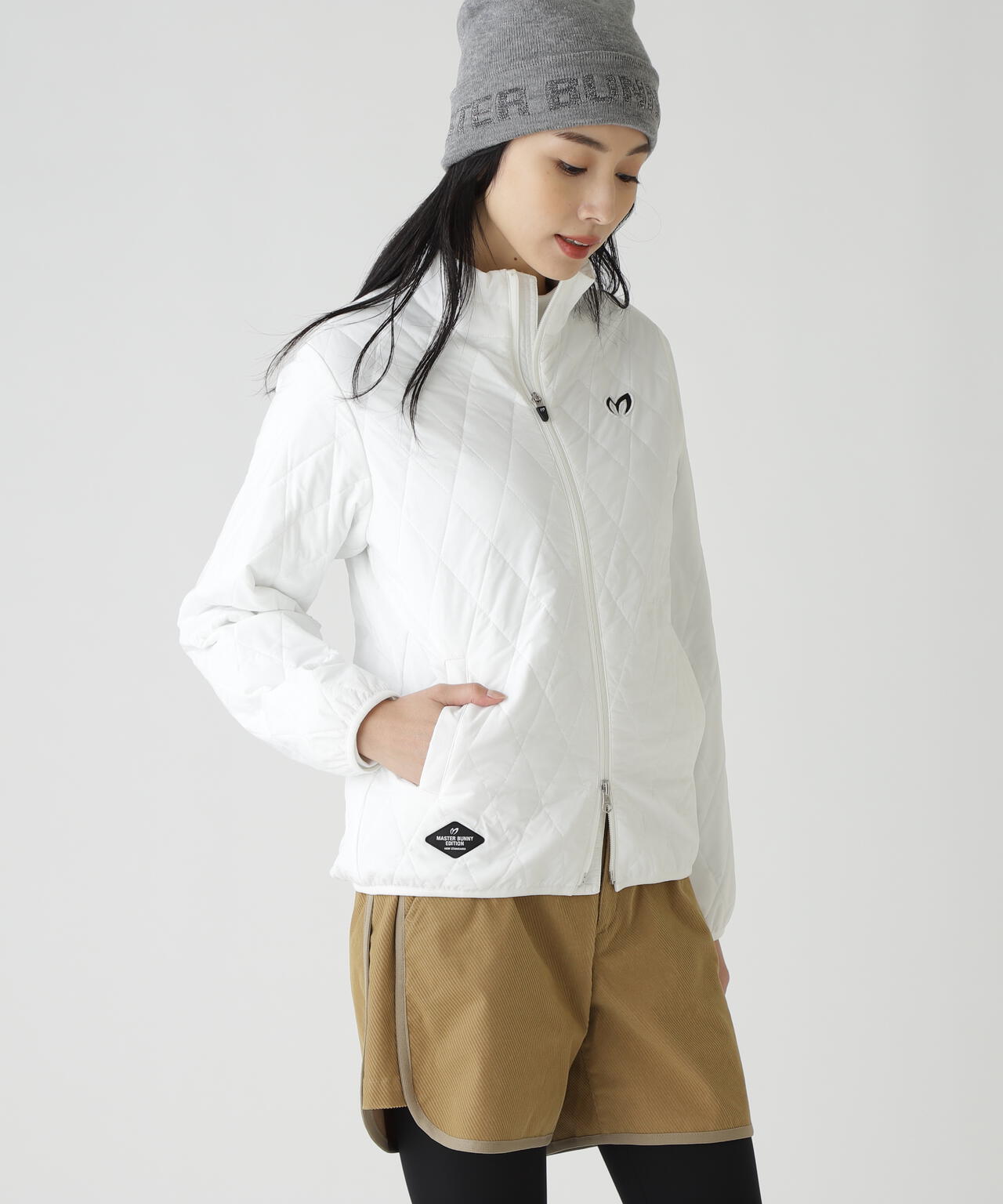 ナイロンタフタ中綿ジップアップブルゾン | MASTER BUNNY EDITION
