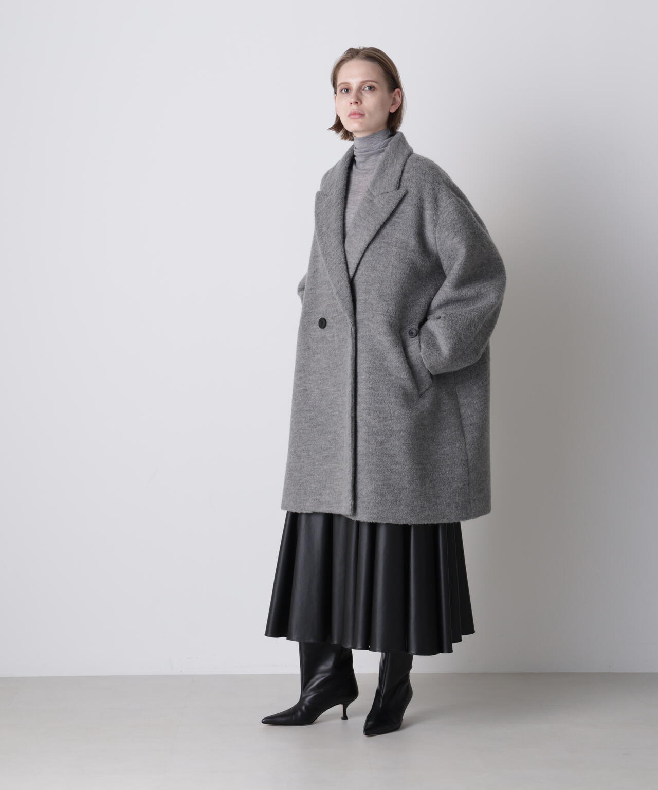 レザーライクフレアスカート | hLM（エイチエルエム） ｜【公式】通販