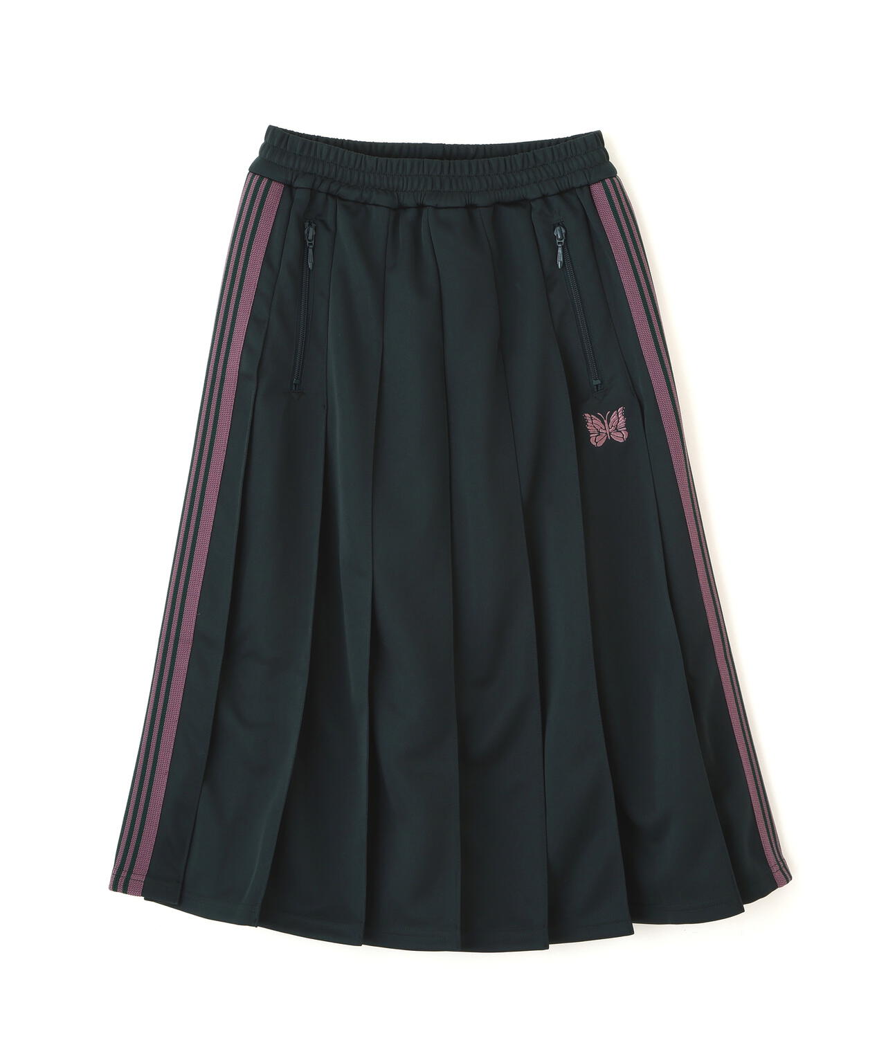 NEEDLES / ニードルズ / Pleated Track Skirt - Poly Smooth RW322 | B