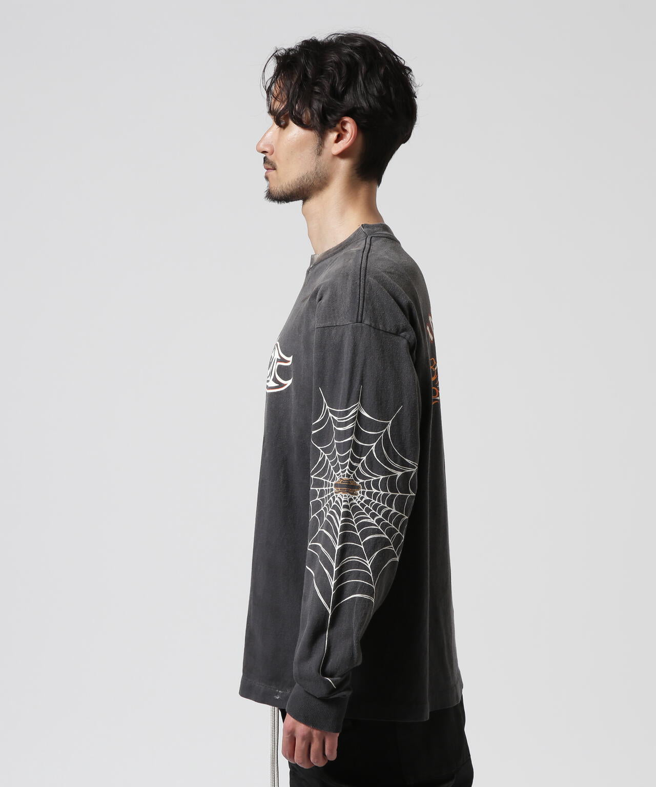 SAINT MICHAEL/セントマイケル/ML_LS TEE INSANITY BLACK | ROYAL