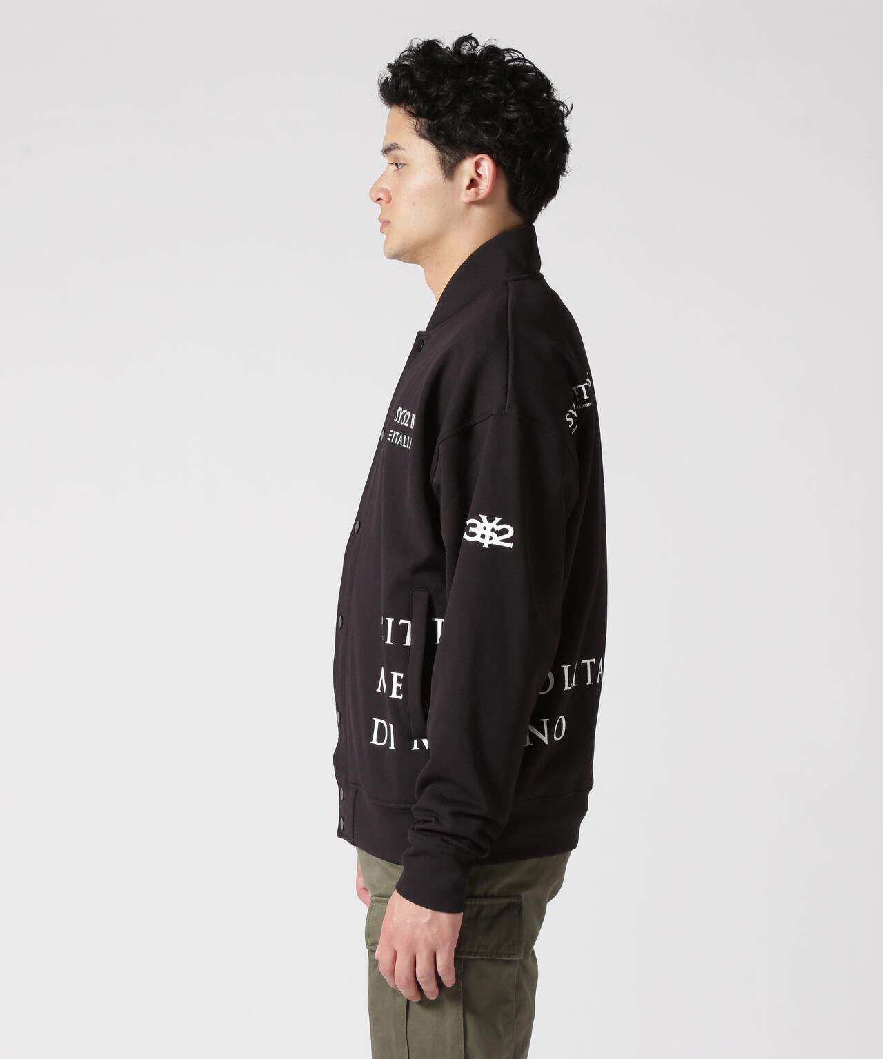 極美品 SY32 by sweet years SPIRAL KNIT ブルゾン SPIRAL KNIT