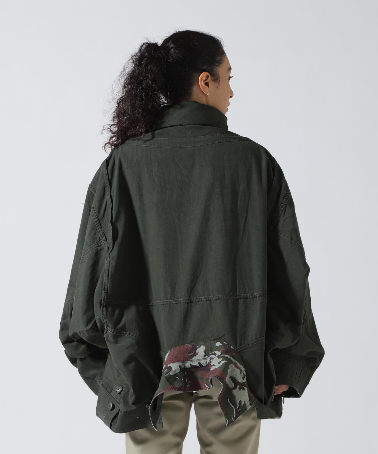 beautiful people×Alpha/double-end camouflage field JK | ROYAL