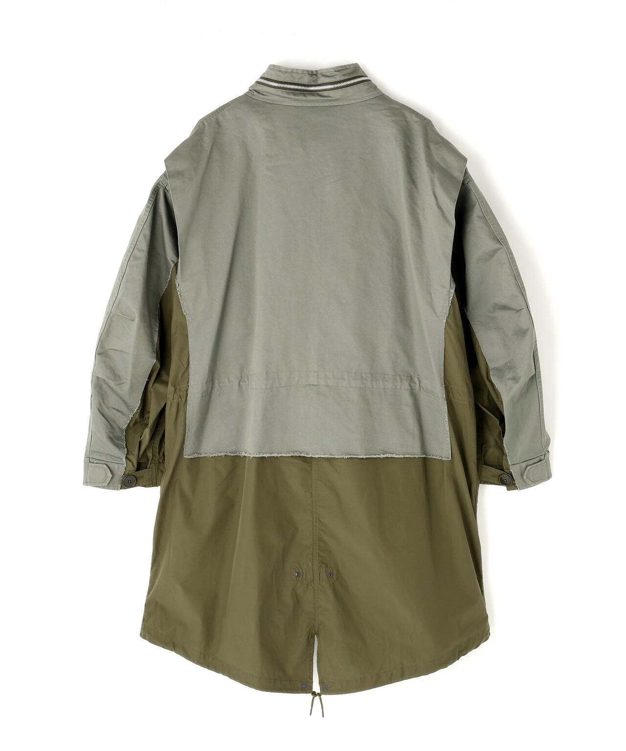 YOKE Nylon Mods Coat サイズ3 カーキ ヨークモッズコート YOKE Nylon