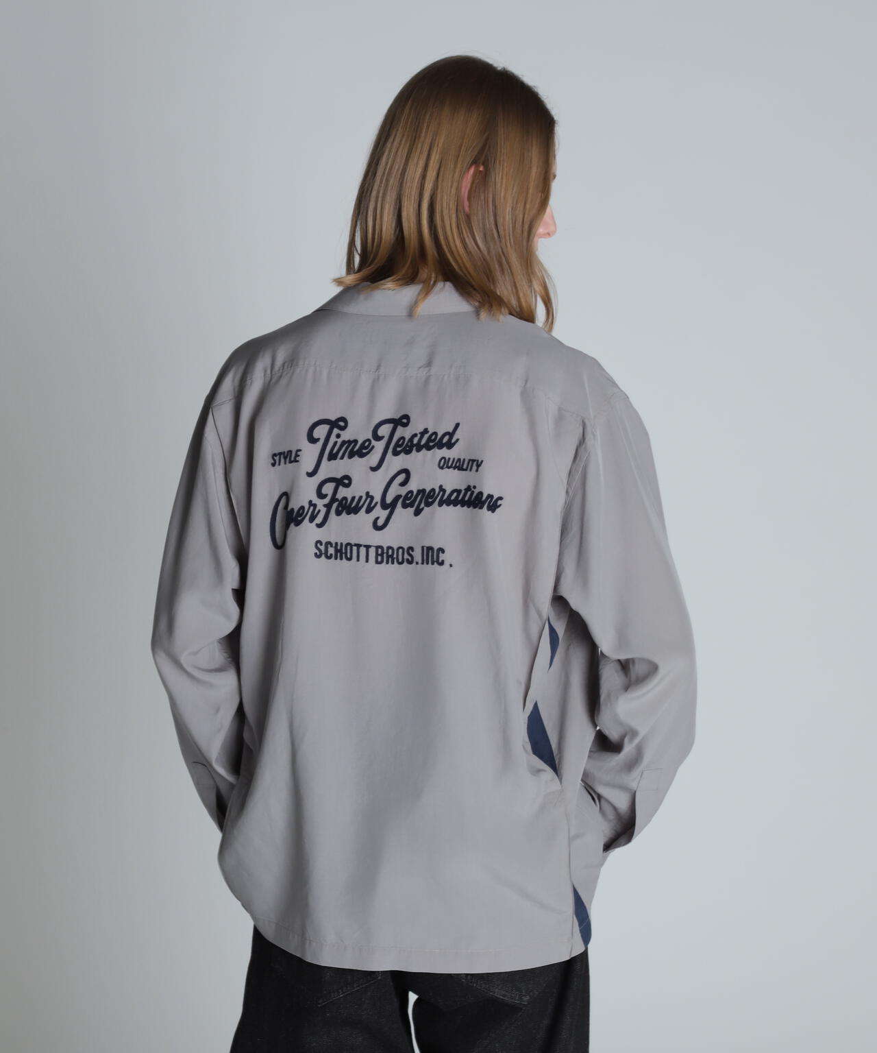 BOWLING LS SHIRT/ボーリング ロングスリーブシャツ | Schott