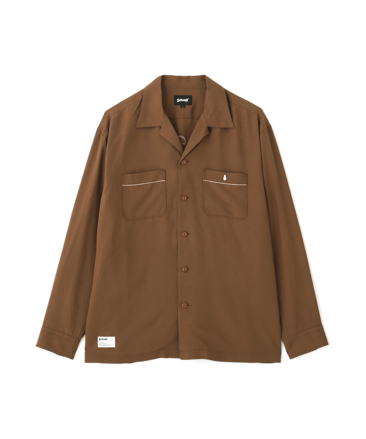 BOWLING LS SHIRT/ボーリング ロングスリーブシャツ | Schott