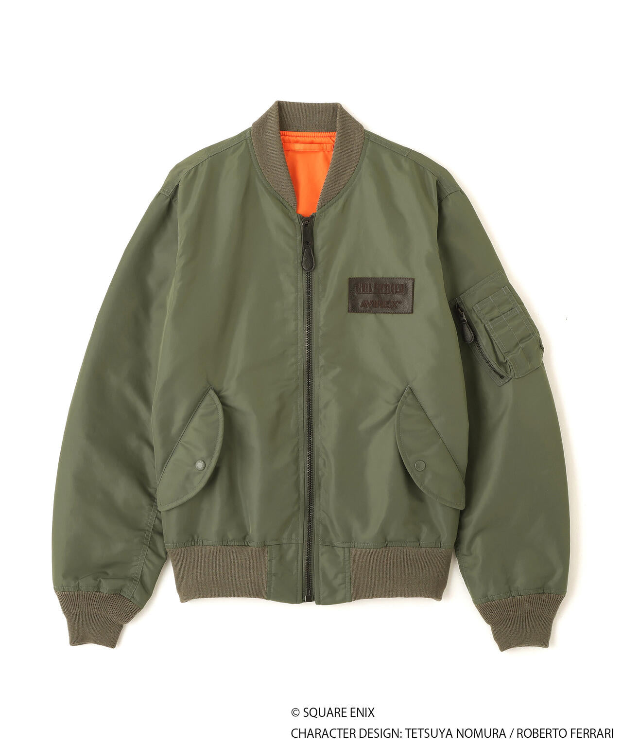 売れないAVIREX FINAL FANTASY VII MA-1 FF7 AVIREX × FINAL FANTASY