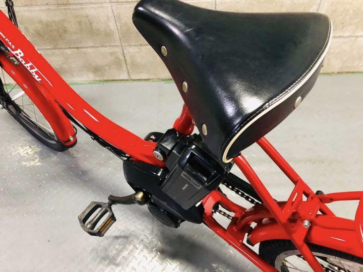 SOLD OUT】電動自転車 YAMAHA PAS babby 赤 子供乗せ 3人乗り適合